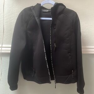 Black sports jacket Bebe, size large.